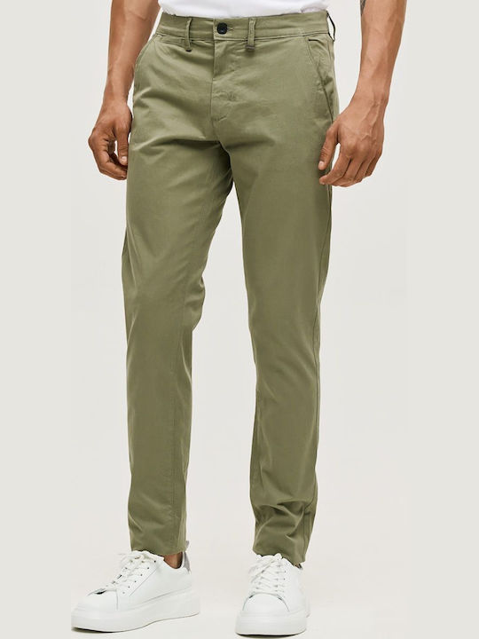 Pantaloni Elastic Slim Fit Kaki