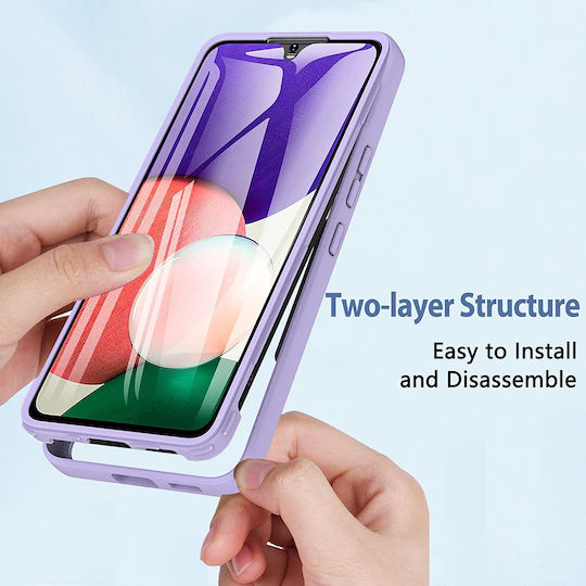 Techsuit ColorVerse 360 Full Cover Σιλικόνης Μωβ (Oppo A3 4g / A3 5g)