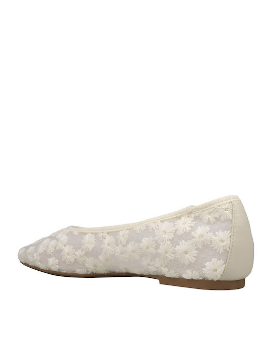 Damen Ballerinas in Beige Farbe
