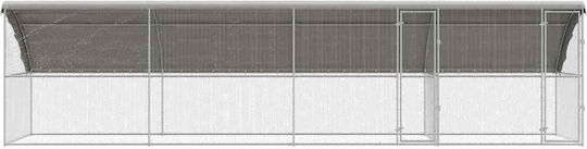 vidaXL 3368321 Μεταλλικό Κλουβί για Πτηνά 800x200x198.5εκ.