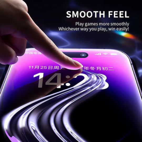 Blueo Tempered Glass Μαύρο (iPhone 11 / XR)