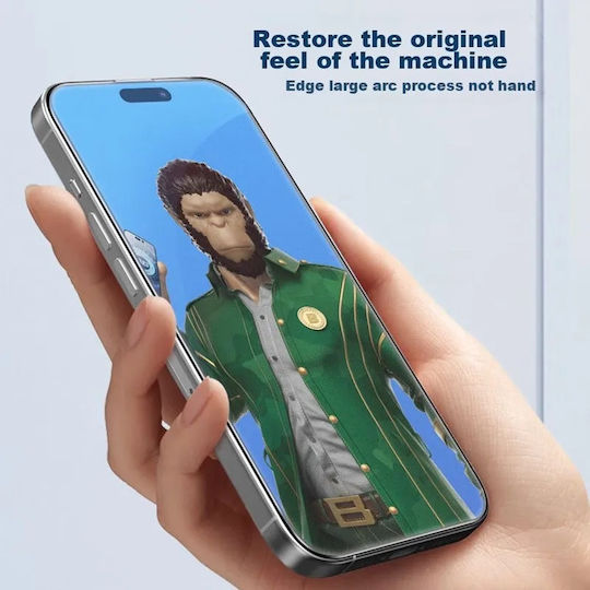 Blueo 5D Full Glue Матов Закалено Стъкло (iPhone 15)