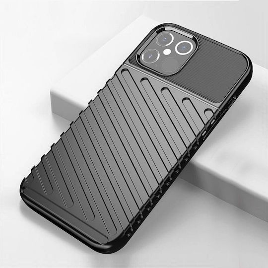 Thunder Umschlag Rückseite Silikon Schwarz (iPhone 17)