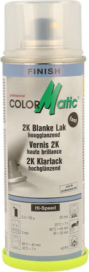 Motip Dupli Color Matic 2K Hi-speed Clear Coat Glossy Spray auto Lac pentru Caroserie Auto 200ml