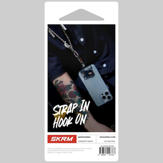 Skinarma Universal Lanyard Adapter Mecha Black Sk-stradp-mecblk