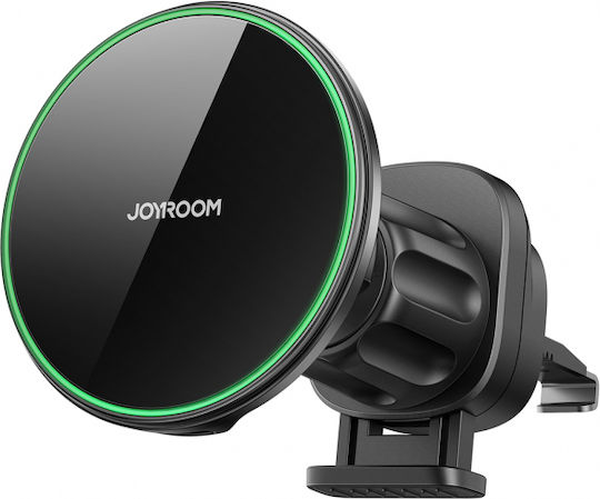 Joyroom Car Mobile Mount with Magnet and Wireless Charging MagSafe Black