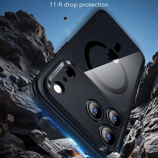 ESR Classic Hybrid Halolock Umschlag Rückseite Schwarz (iPhone 17 Pro Max)