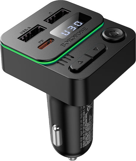 Borofone FM Transmitter Αυτοκινήτου mit USB / Typ-C,TC-TC