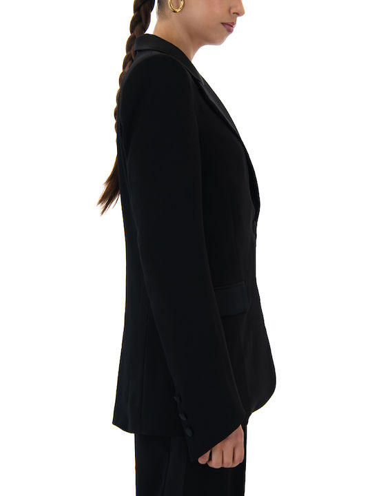 C. Manolo Long Women's Blazer Black