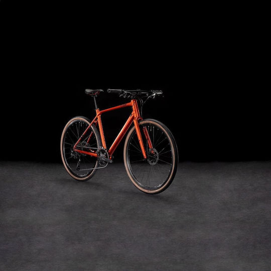 CUBE Nulane Pro 28" 2025 Πορτοκαλί Ποδήλατο Trekking με Ταχύτητες