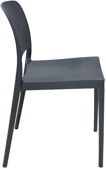 Καρέκλα Fenxy Μαύρη Απόχρωση 38x42x77εκ.