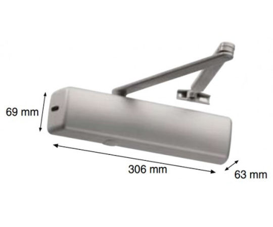 Abloy door closer Door Return Mechanism Door Silver