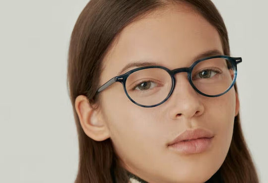 Gigi Barcelona Gigi Barcelona Women's Acetate Prescription Eyeglass Frame Blue 6679/3
