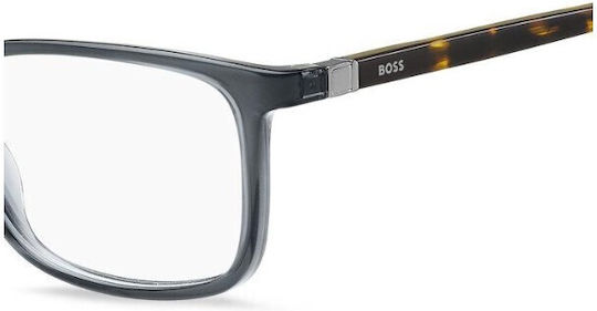 Boss Дамски Пластмасов Рамка за Очила Сив BOSS 1573 ACI