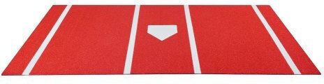 Vevor 366x183cm Baseball Hitting Mat Softball Batting Mat Outdoor Training Red