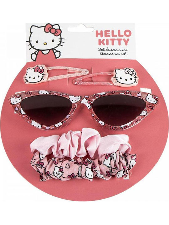 PCMerch Cat Eye Παιδικά Γυαλιά Ηλίου Hello Kitty Κόκκινα