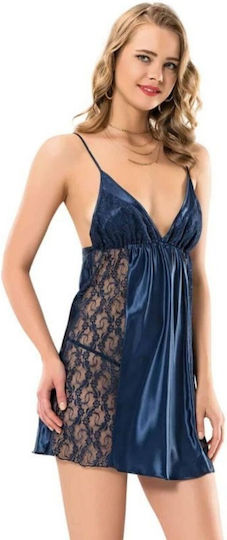 Moongirl 1056 Set Babydoll Sexy Blue