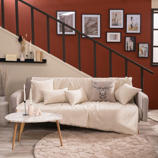 Teoran Fremont Ριχτάρι Τετραθέσιου Καναπέ Chenille 180x350εκ. 01