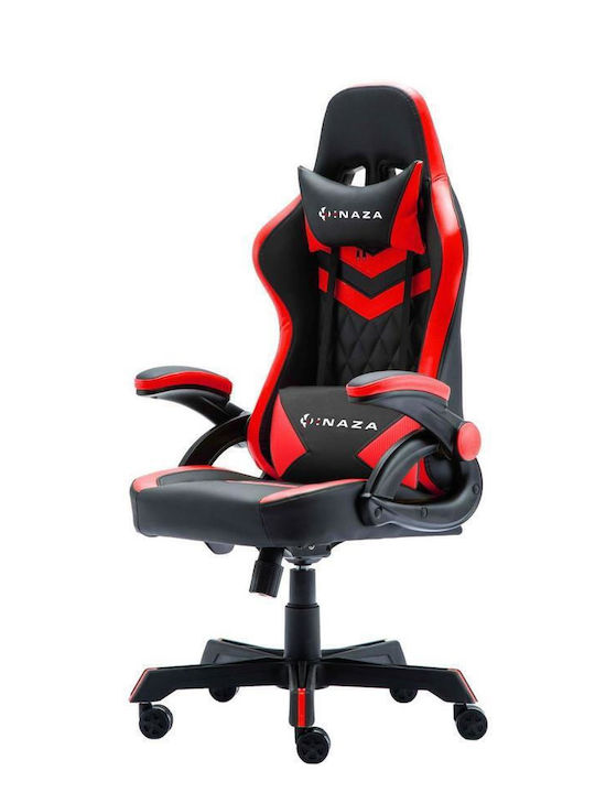 Inaza Scaun Gaming Din piele ecologică cu Brațe Reglabile Neagră