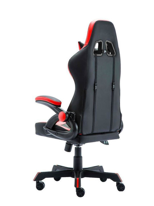 Inaza Scaun Gaming Din piele ecologică cu Brațe Reglabile Neagră