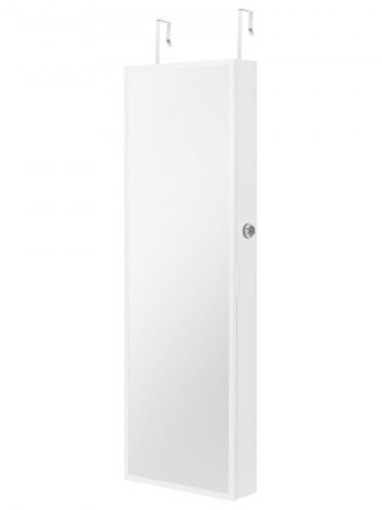 Vevor Wooden Jewellery Wardrobe with White Mirror
