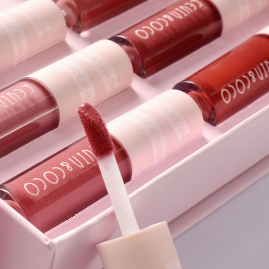 Set 12 Matte Lipsticks Transfer-resistant Kevinandcoco 1.85 Ml Pink Box
