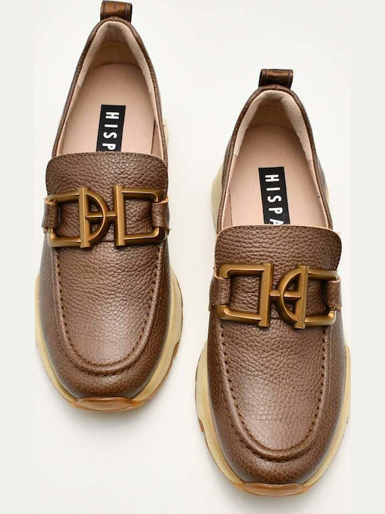 Sneakers Brown Leather