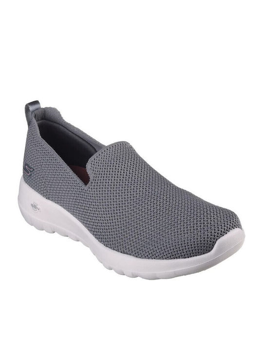 Go Walk Joy Γυναικεία Slip-On Πάνινα Γκρι