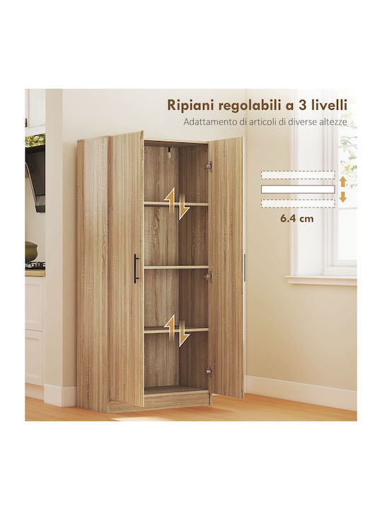 Ντουλάπι Κρεμαστό Ξύλο 75x40x165εκ.