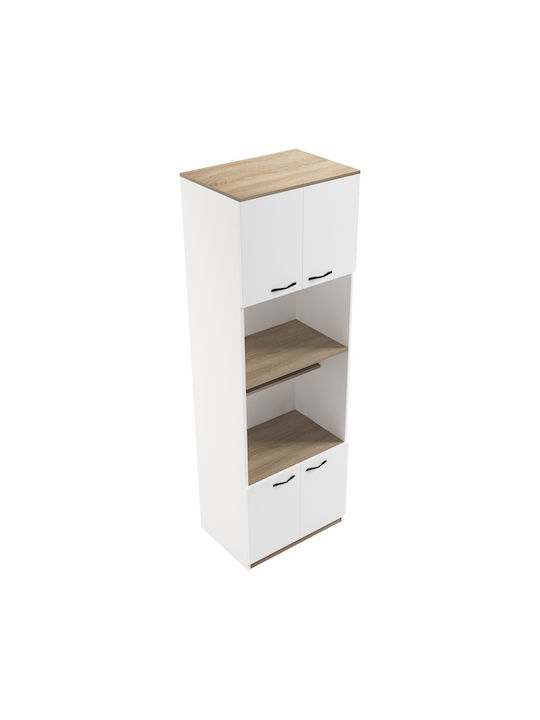 Rowan Floor Cabinet White-sonoma Shade 60x42x182cm