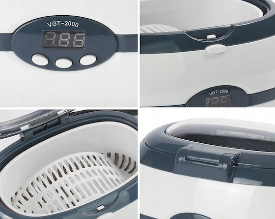 Verk Group Καθαριστής Υπερήχων 600ml με Μηχανικό Χρονοδιακόπτη