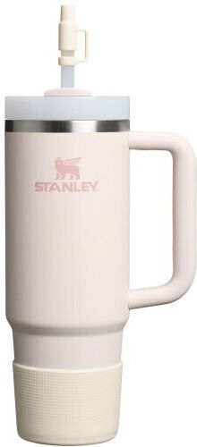 Stanley 1913 Quencher Boot + Straw Topper 20oz/30oz Cream Accessory 12478-069
