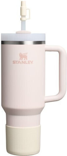 Stanley 1913 Quencher Boot + Straw Topper 40oz Cream Accessory 12477-069