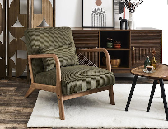 Relax Armchair Green 64.5x83x75cm