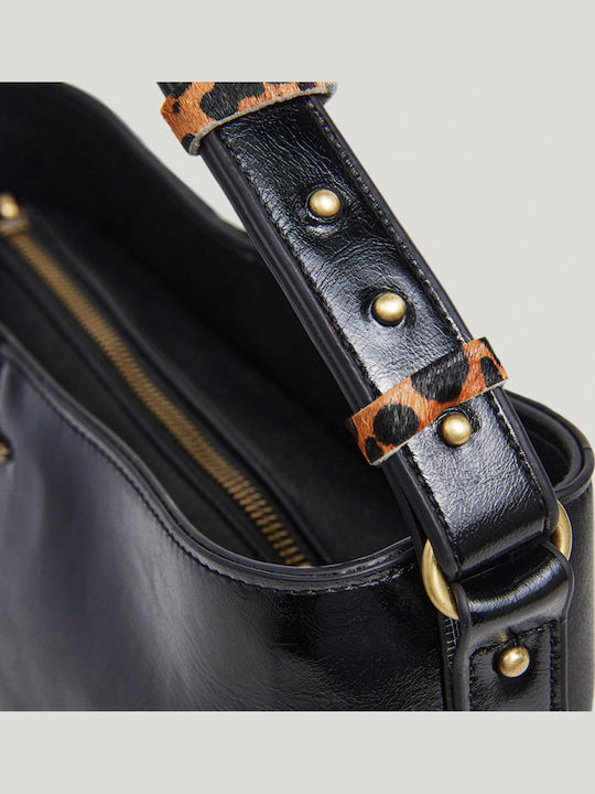 Animal Print Women's Bag Shoulder Black