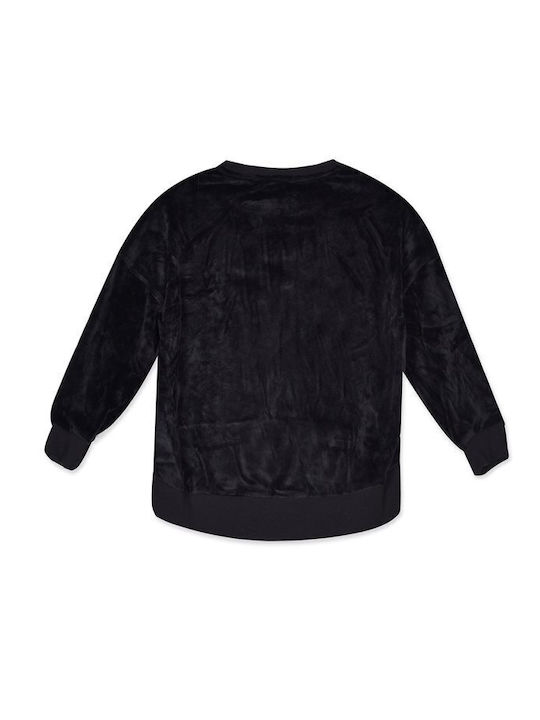 Kids Sweatshirt with Hood Black