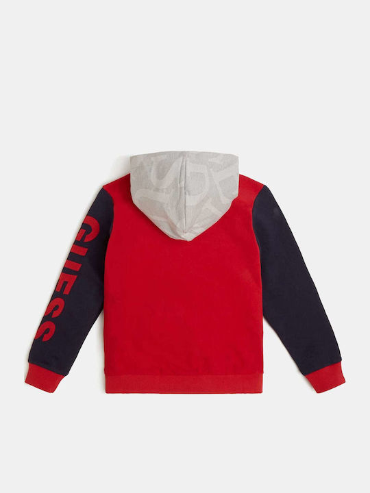 Kids Sweatshirt with Hood Red