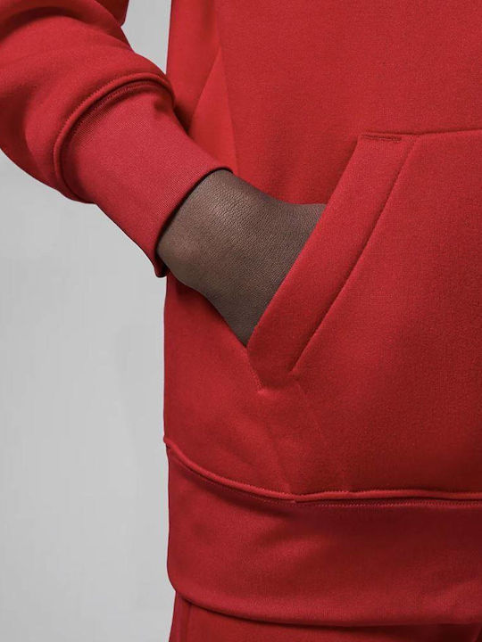 Kids Sweatshirt with Hood and Pockets Red