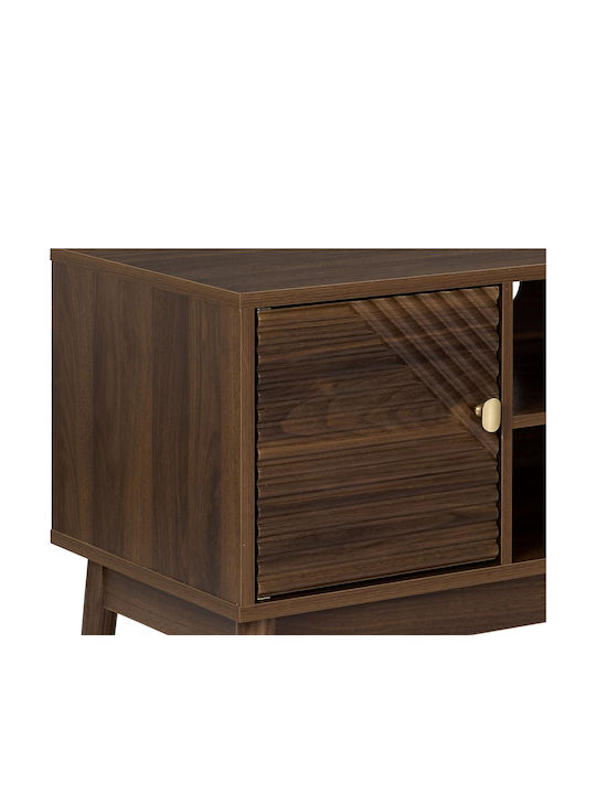 TV-Ständer Tiffany aus Metall & MDF Beiges M110xT40xH48cm