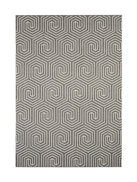 Non-Slip Kitchen Mat Mira 302 Lead-Pink 100x150
