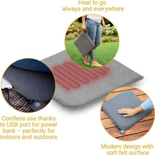Medisana Back Heating Pad Gray 40x40cm