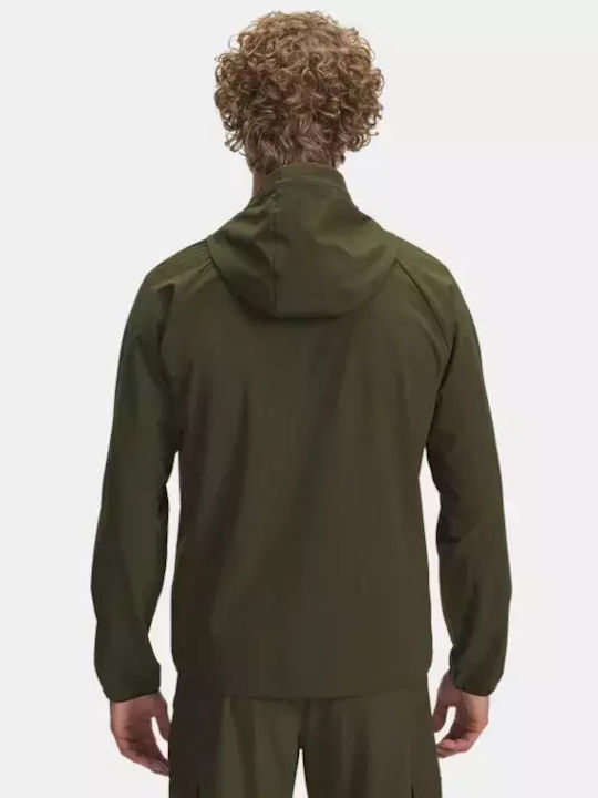 Woven Jacket Windproof Khaki