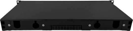 A-LAN Patch Panel für Rack 1U 19" 24 Ports Schwarz