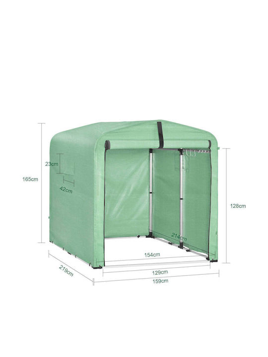 SoBuy Gazebo De Grădină Verde 1.59x2.19m