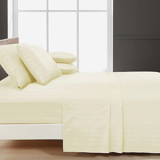 Kotonia Home Cearșaf Single 150x240cm. Vanilla