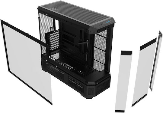 Thermaltake View 600 TG Gaming Full Tower Κουτί Υπολογιστή με Πλαϊνό Παράθυρο Μαύρο