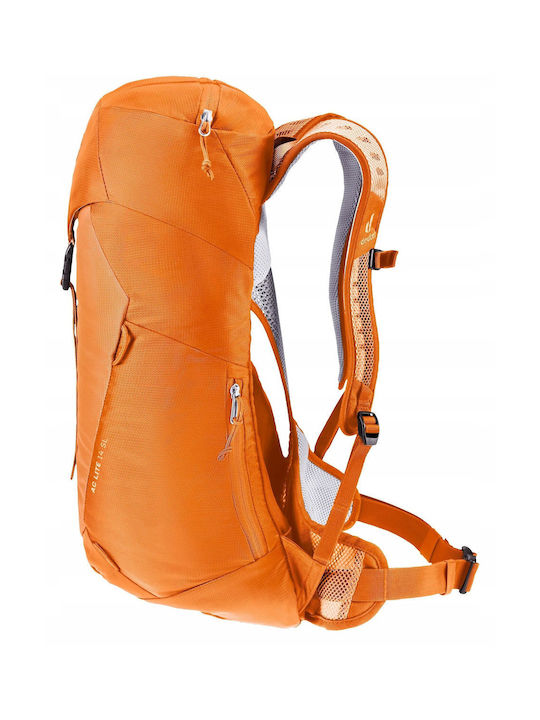 Deuter Ac Lite 14 Sl Ορειβατικό Σακίδιο 14lt Αδιάβροχο Πορτοκαλί Daypack