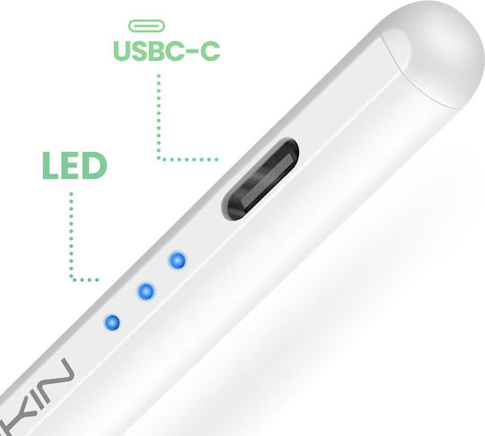 Apokin Touch Stylus for iPad Pro in White color