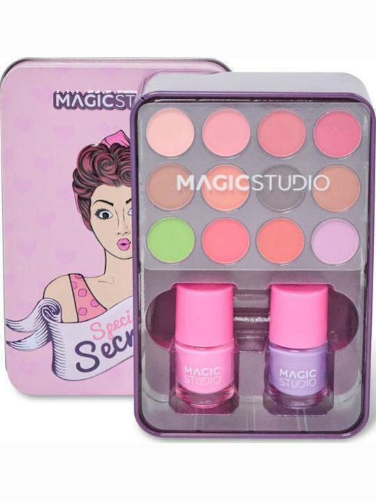 Magic Studio Pin Up Tin Box Special Secret Σετ Μακιγιάζ για τα Μάτια 14τμχ Magic Studio Pin Up Tin Box Special Secret Σετ Μακιγιάζ για τα Μάτια 14τμχ