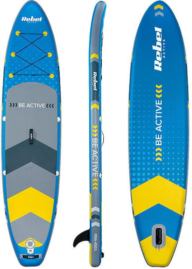 Rebel Aufblasbar SUP Board / Kajak mit Länge 3.5m Blau